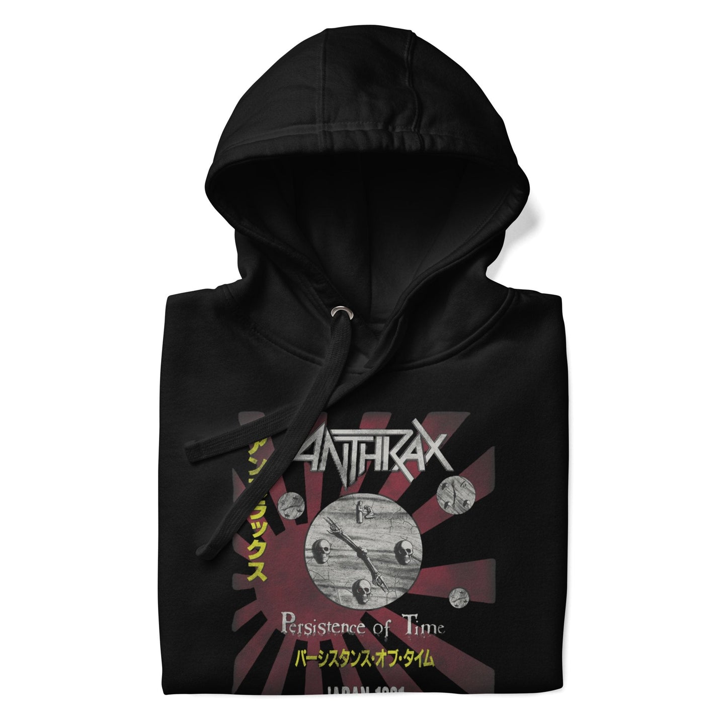 Anthrax Japan 91 Tour Classic Mens Hoodie Black