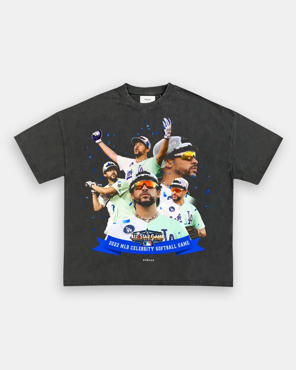 BAD BUNNY x DODGERS VINTAGE TEE Style002