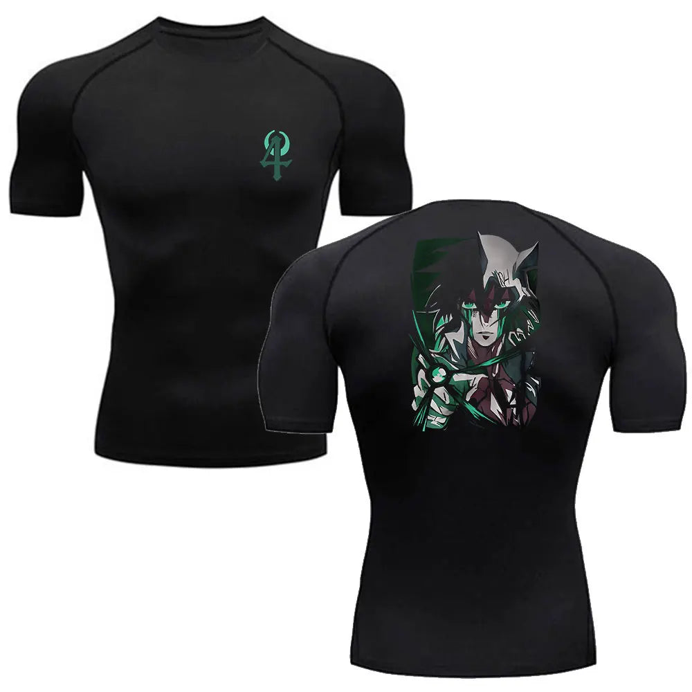 Bleach Anime Compression Shirt – Men's Breathable Rash Guard