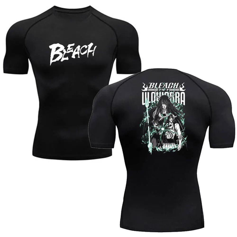 Bleach Anime Compression Shirt – Men's Breathable Rash Guard Style002