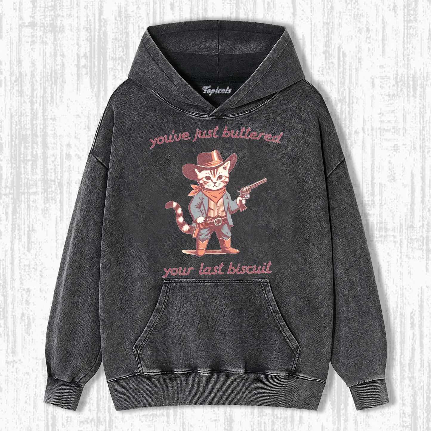 FUNNY COWBOY CAT HOODIE