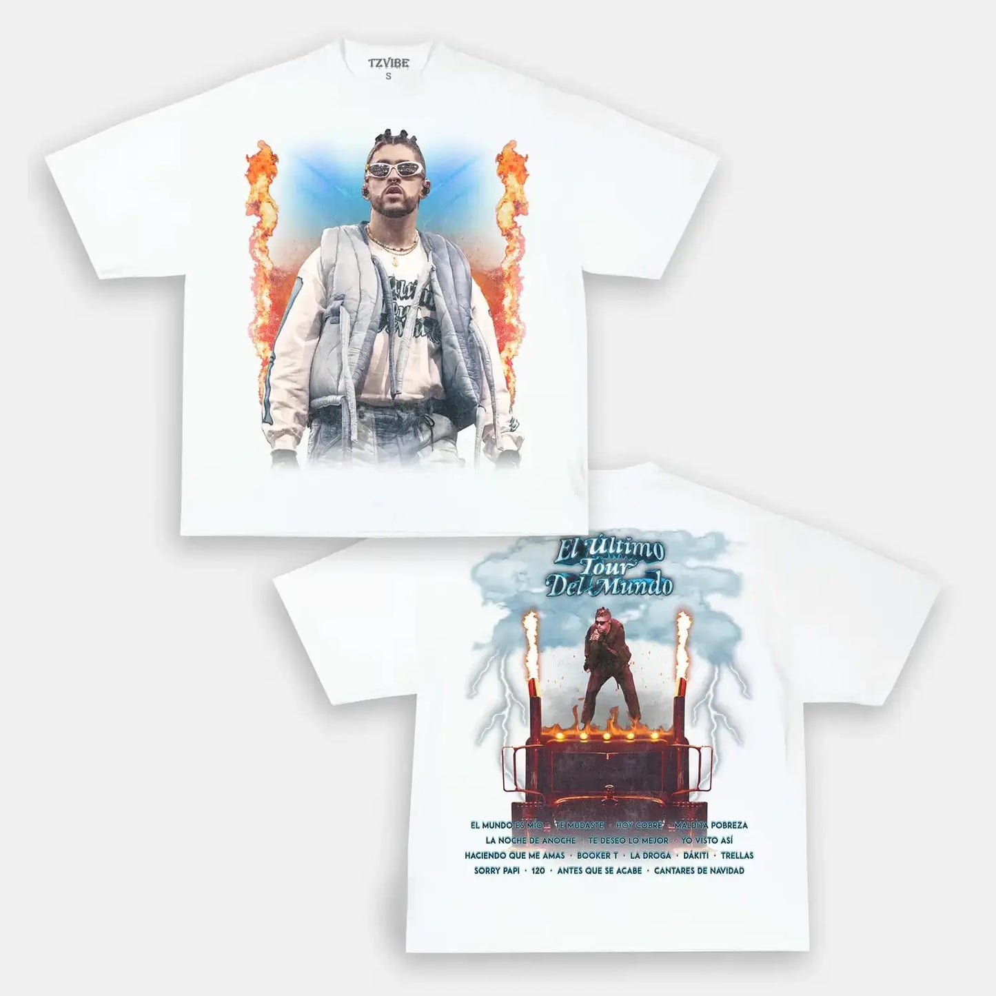 BAD BUNNY - EL √öLTIMO TOUR DEL MUNDO VINTAGE TEE
