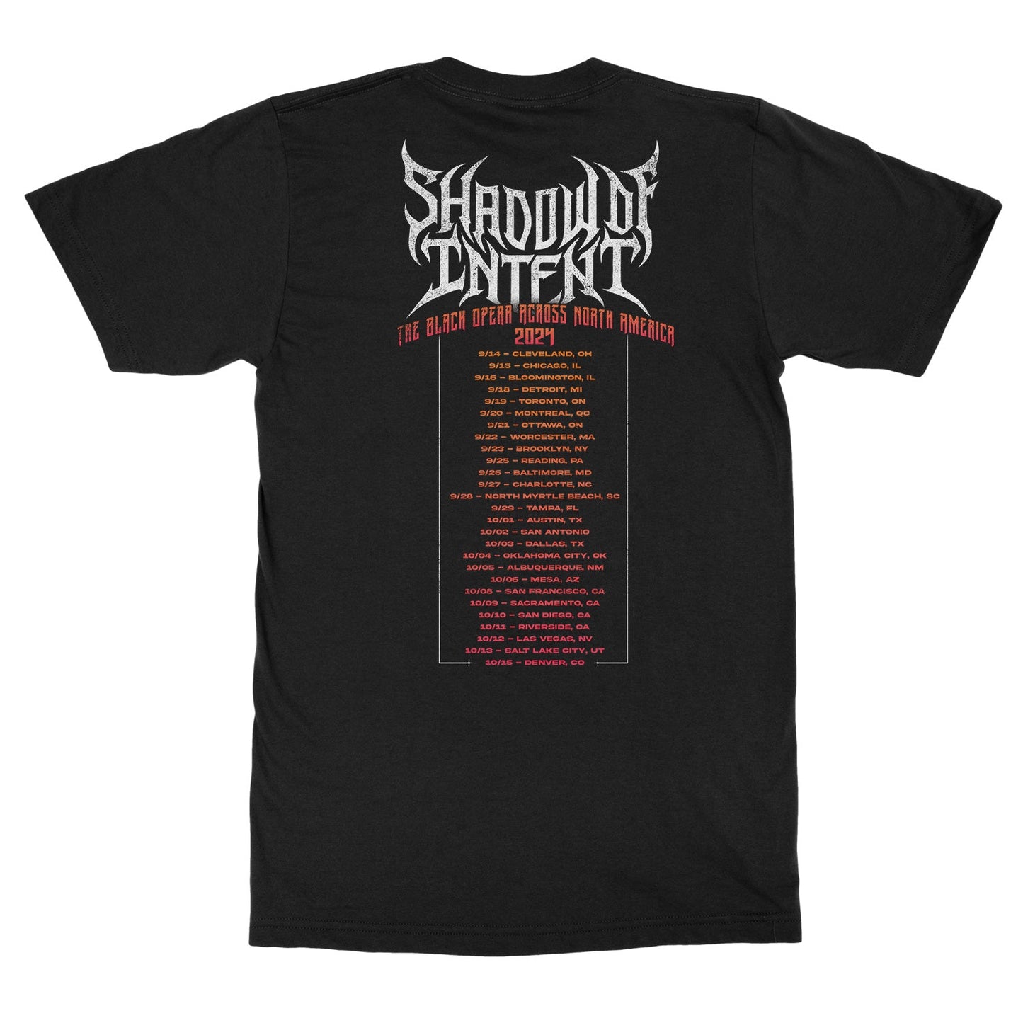 Shadow Of Intent "2024 Tour" T-Shirt
