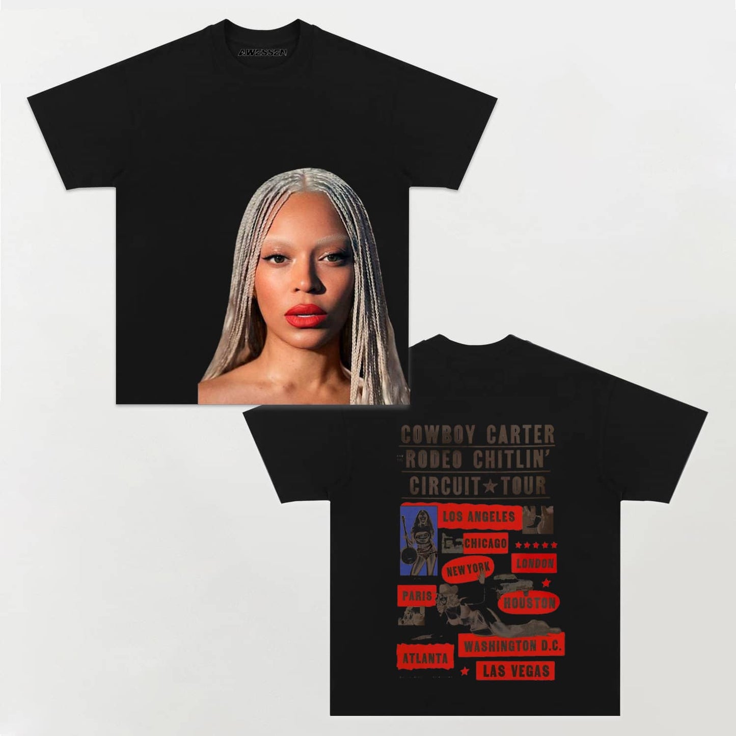 COWBOY CARTER TOUR TEE 5.0
