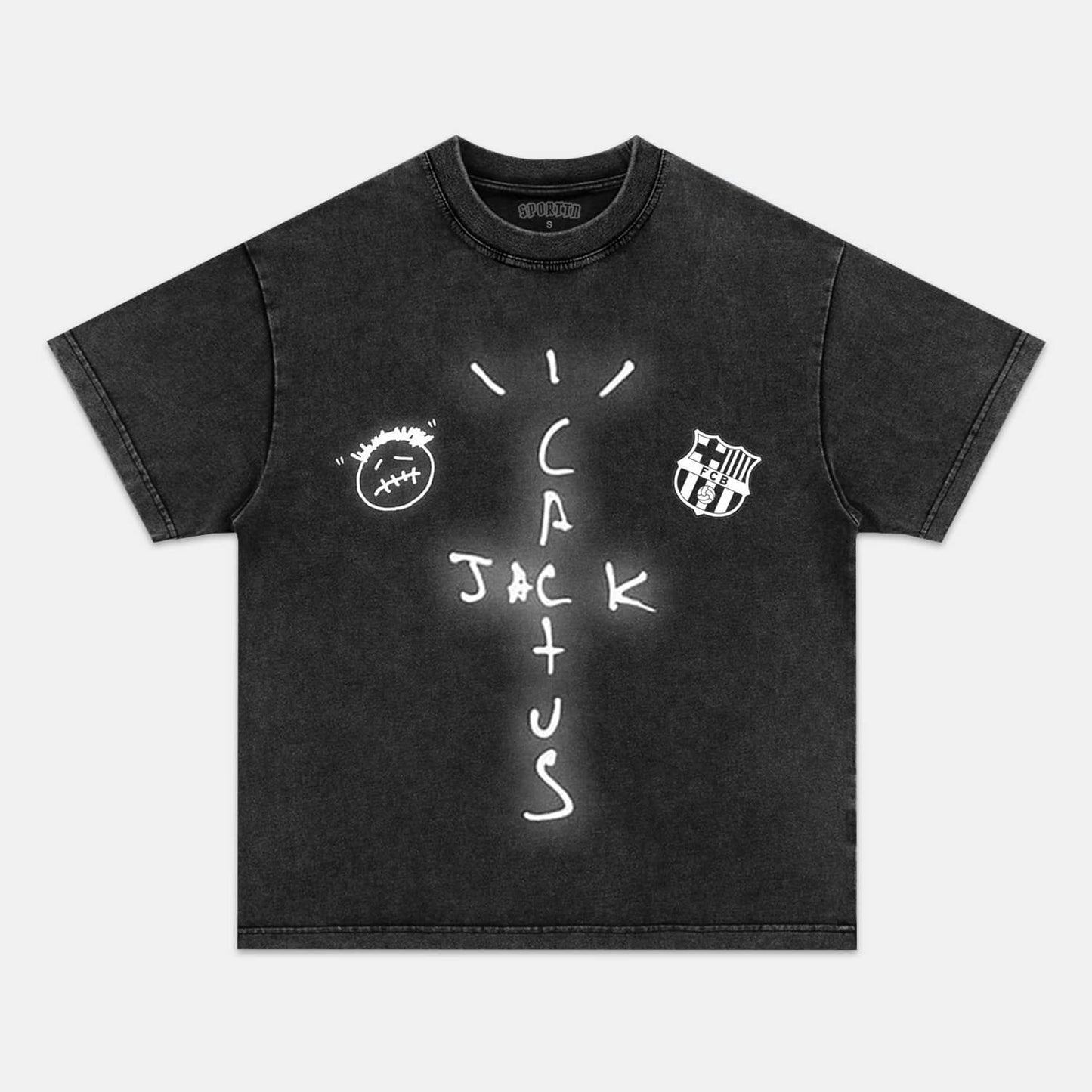 TRAVIS SCORTT & FC BARCELONA 2025 V2 TEE Style001