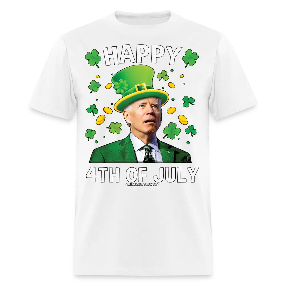 Happy 4th Of July St Patrick's Day Funny Confused Biden Unisex Classic T-Shirt