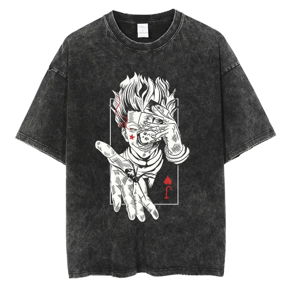 Hunter x Hunter Hisoka Shirt Vintage Style Anime Shirt Style003