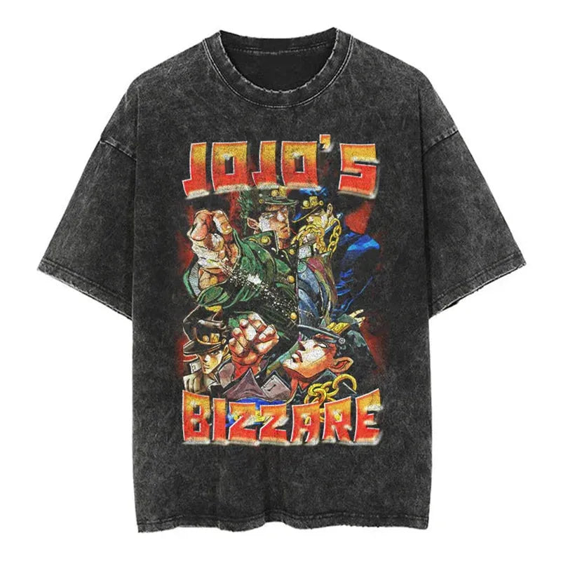 Jojos Bizarre Adventure Jotaro Shirt Oversized Style Anime Shirt Style003