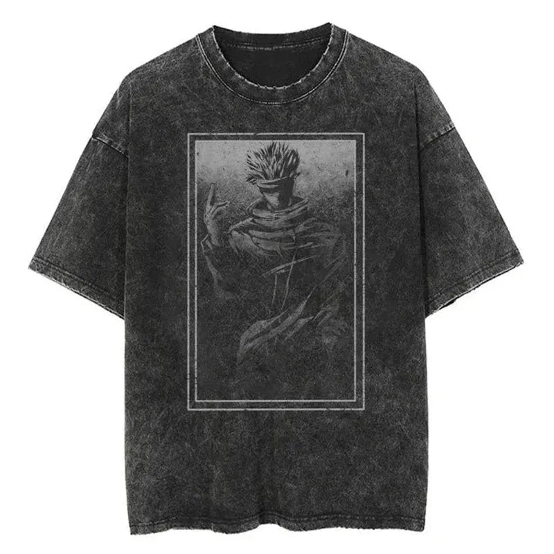 Jujutsu Kaisen Shirt Satoru Gojo Oversized Style Anime Shirt Style002