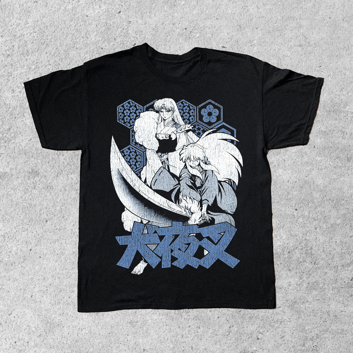 '02 INUYASHA BLACK T-SHIRT