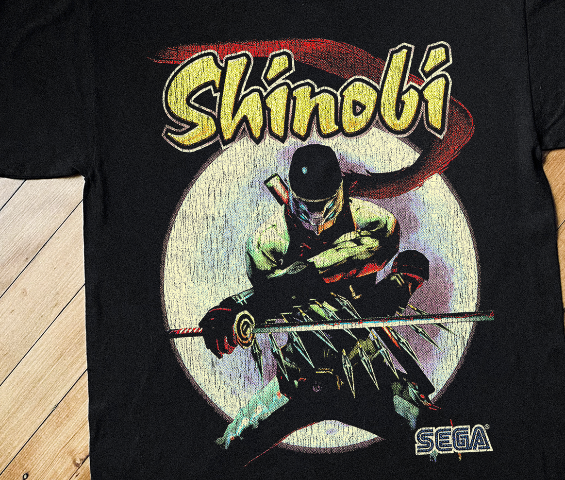 '02 SHINOBI PS2 BLACK T-SHIRT