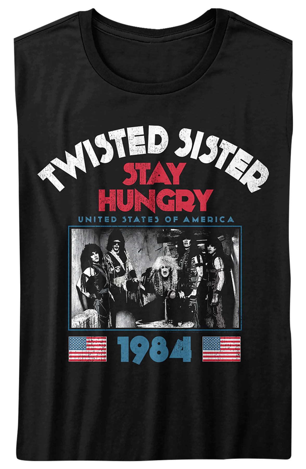 Womens 1984 Stay Hungry Tour Twisted Sister Shirt