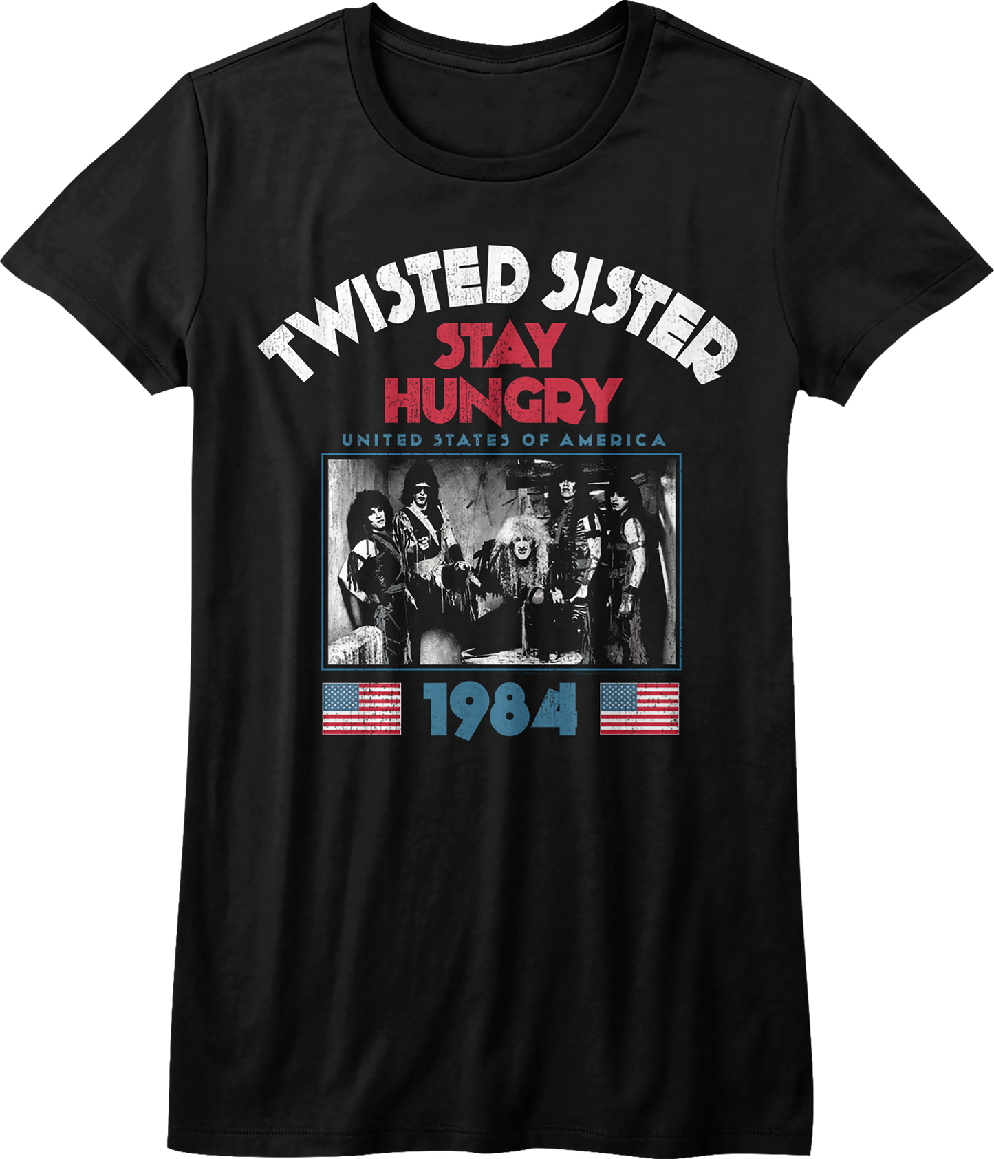 Womens 1984 Stay Hungry Tour Twisted Sister Shirt