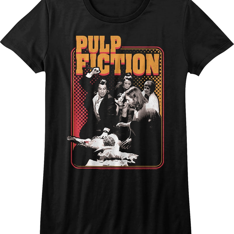 Womens Adrenaline Shot Pulp Fiction Shirt