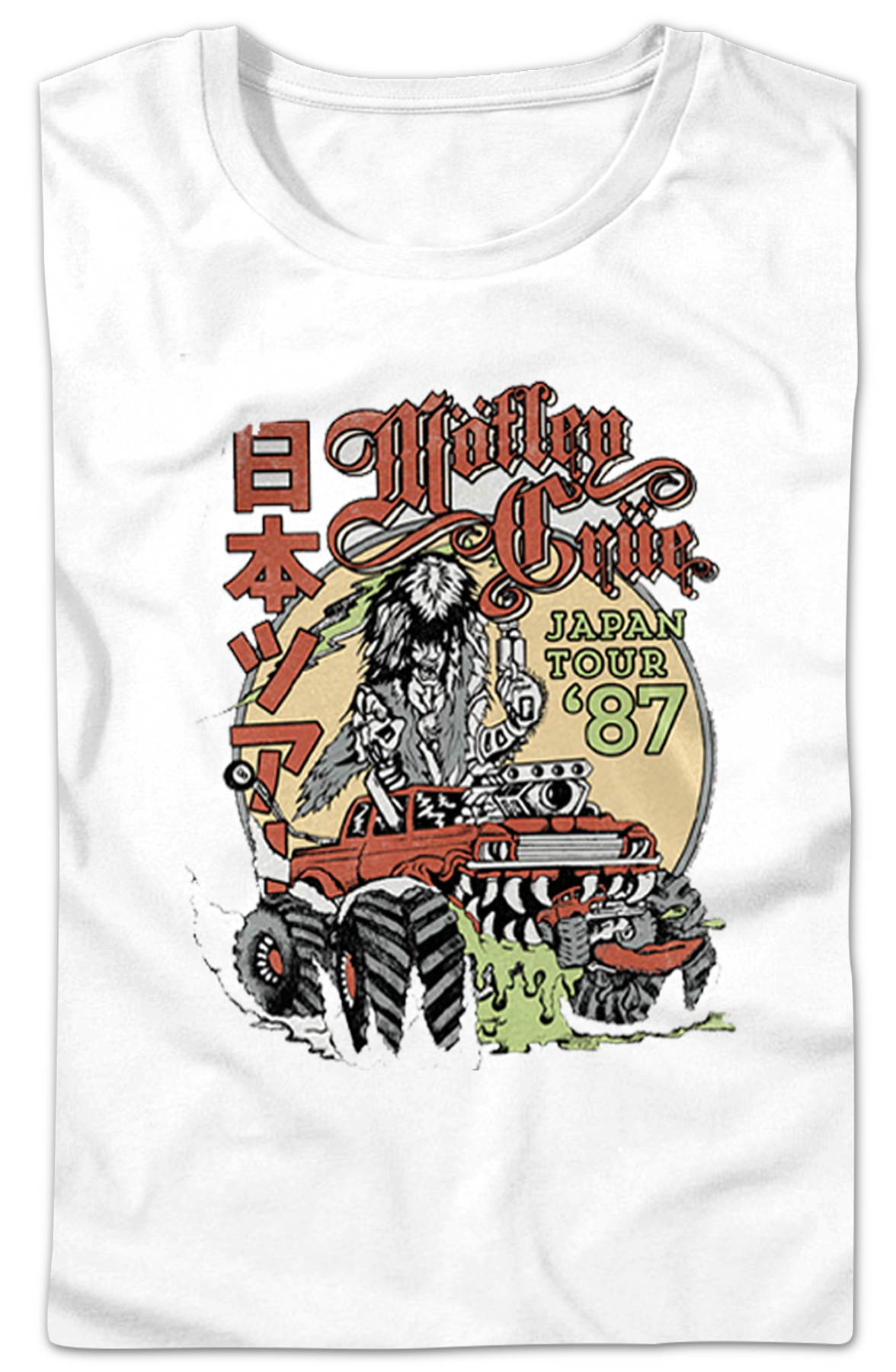 Womens Japan Tour '87 Motley Crue Shirt