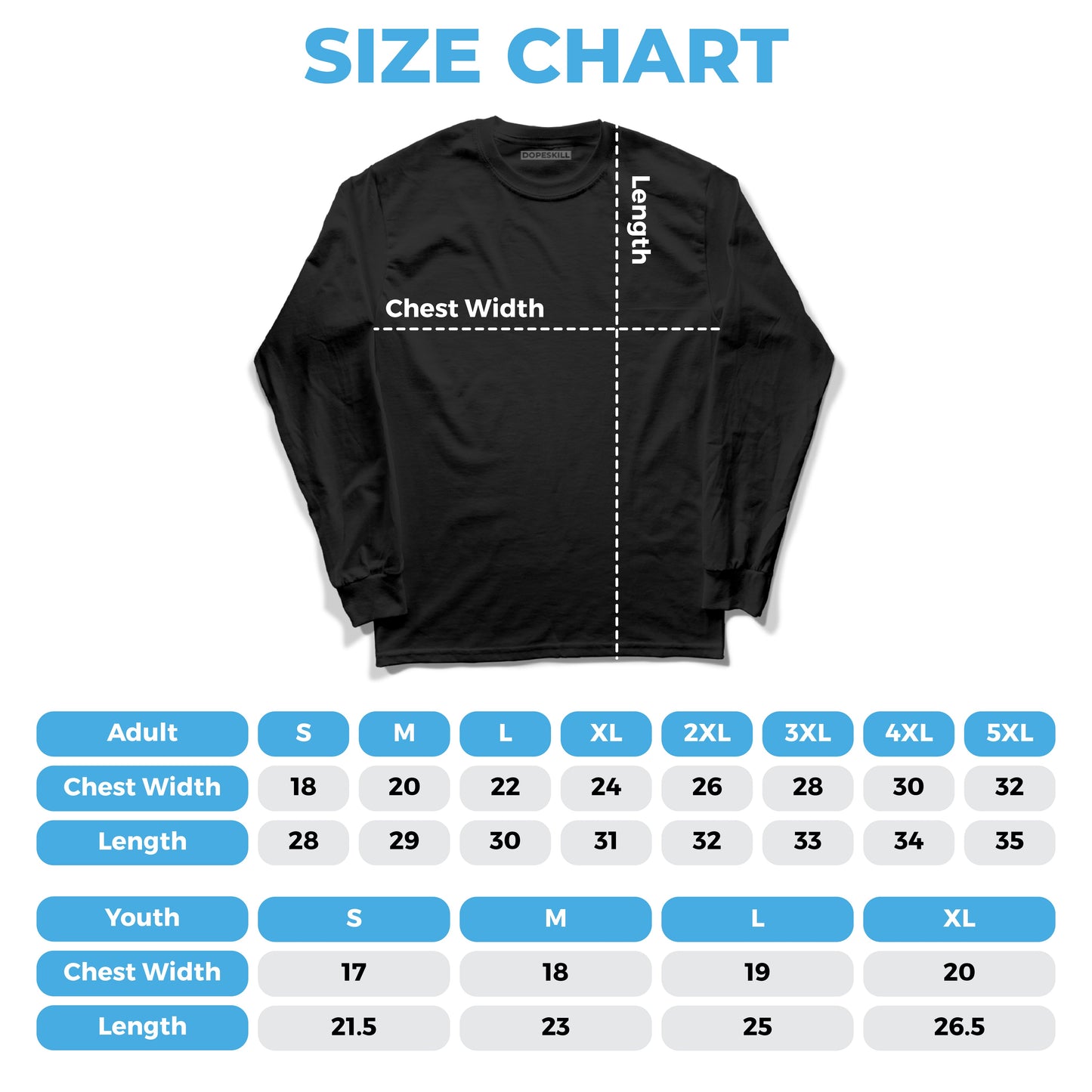 Black Toe Reimagined 1s DopeSkill Long Sleeve T-Shirt Thunder Dunk Graphic