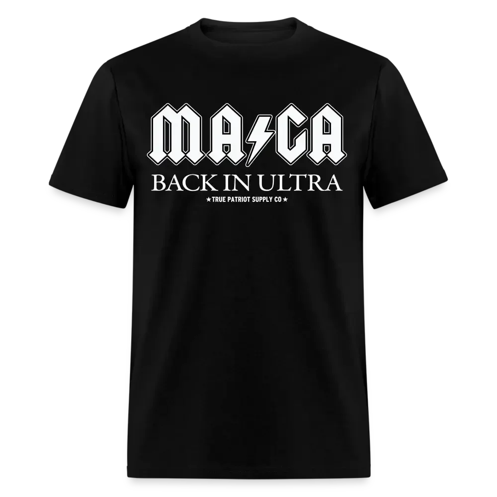 MAGA Back In Ultra Funny AC DC Parody Unisex Classic T-Shirt