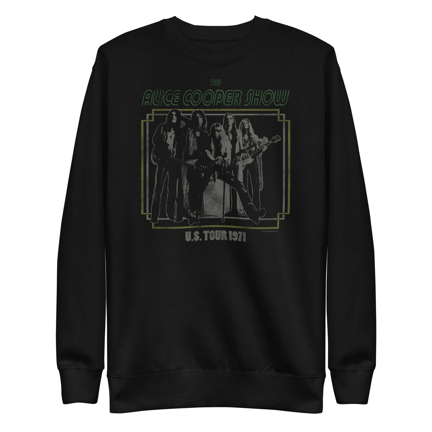 Alice Cooper 1971 US Tour Sweatshirt Apparel