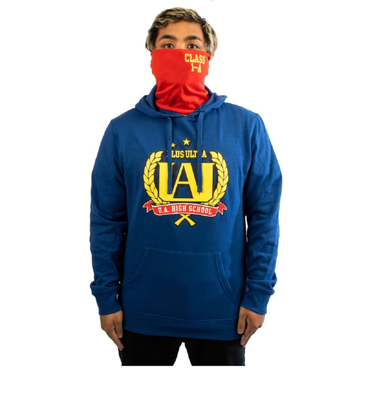 My Hero Academia AnIme U.A High School Adult Hoodie with Built-in Mask