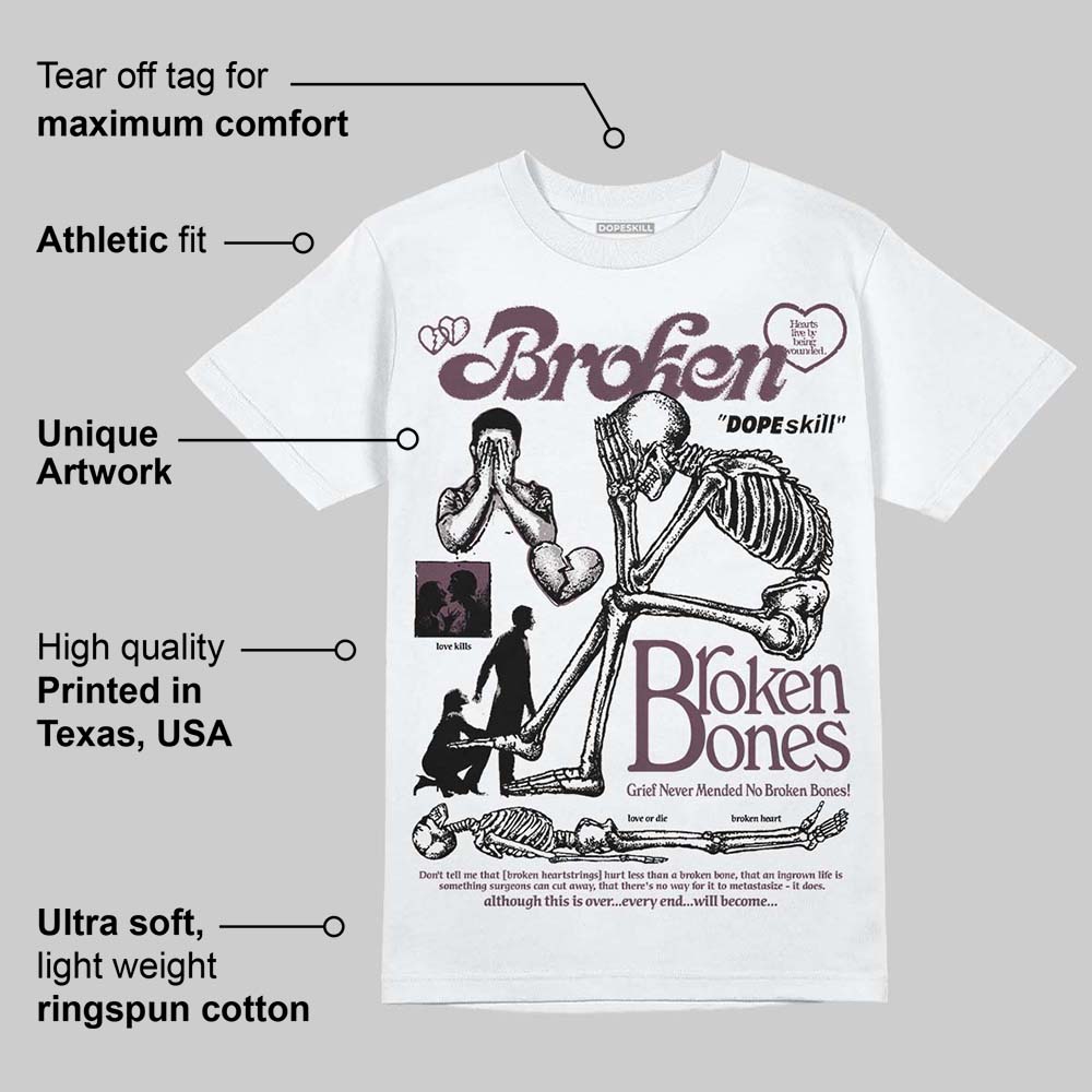 A Ma Maniere x "Violet Ore" 5s DopeSkill T-Shirt Broken Bones Graphic