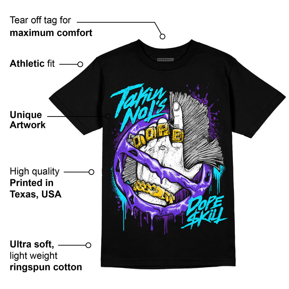Aqua 6s DopeSkill T-Shirt Takin No L's Graphic