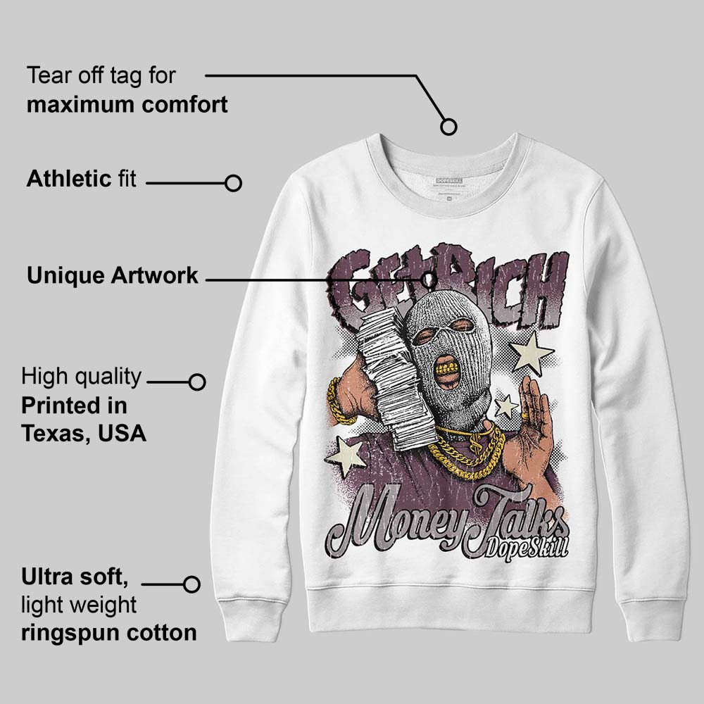 A Ma Maniere x "Violet Ore" 5s DopeSkill Sweatshirt Get Rich Graphic