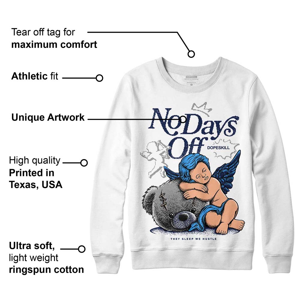 AJ Spizike White Obsidian DopeSkill Sweatshirt New No Days Off Graphic