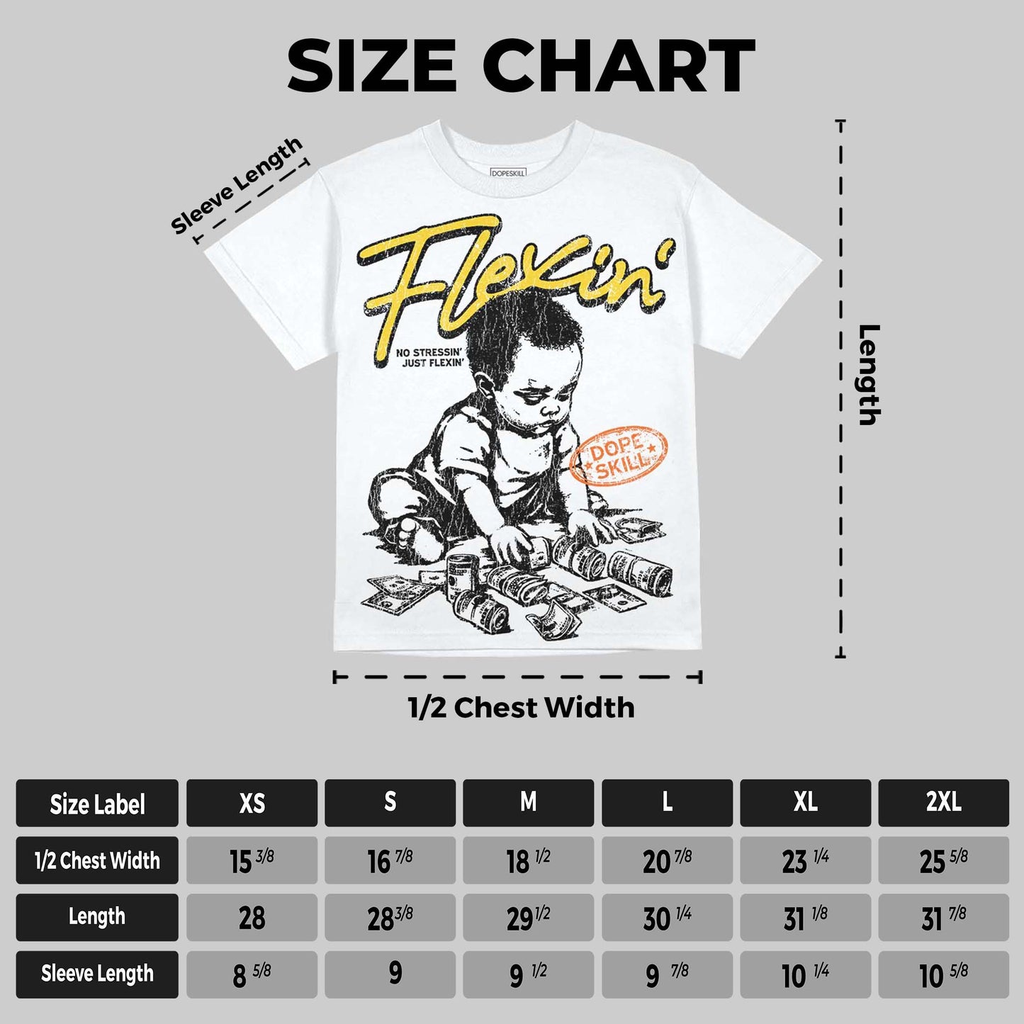 Black Tour Yellow AJ 4 Thunder DopeSkill Oversize Print T-Shirt Flexin' Graphic