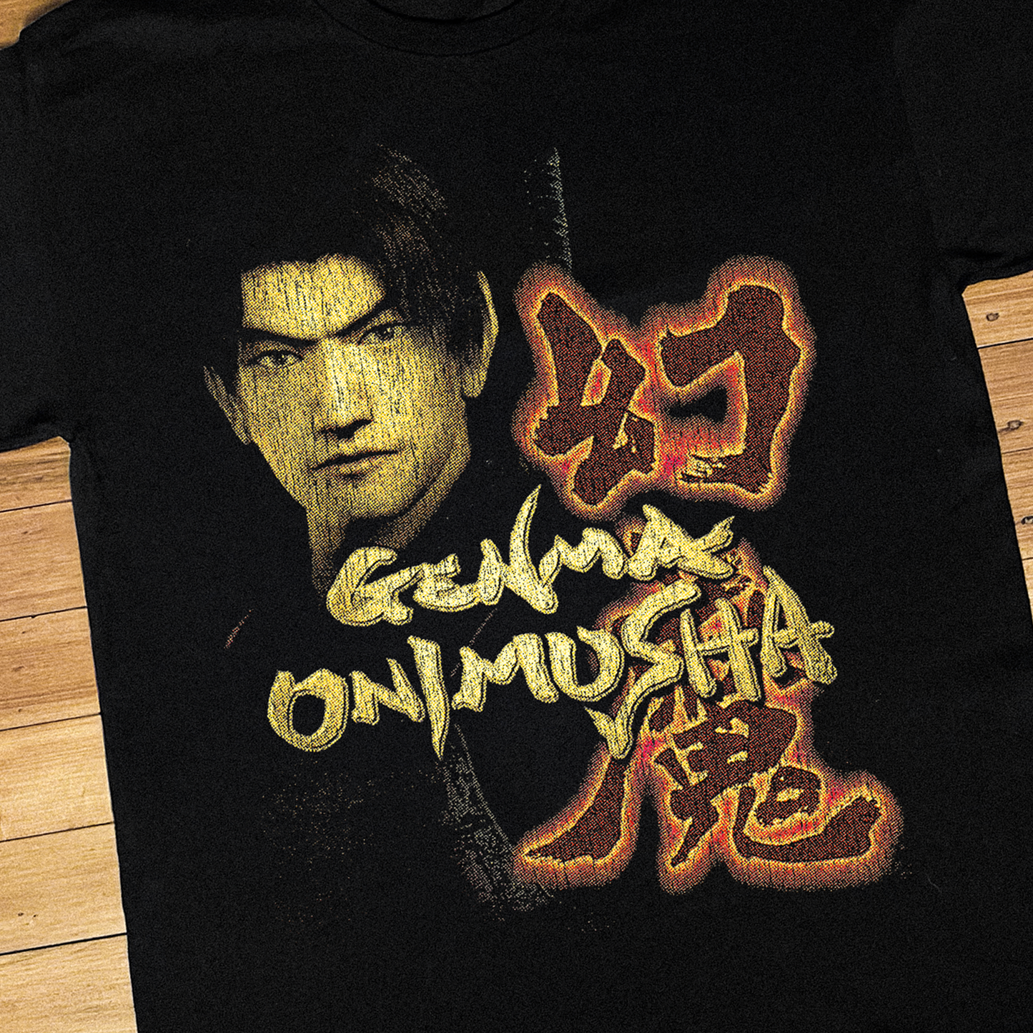 '02 GENMA ONIMUSHA XBOX BLACK T-SHIRT