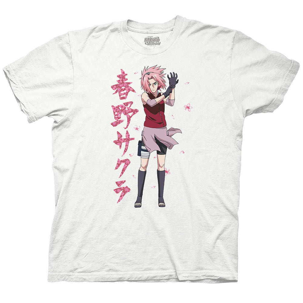 Naruto Shippuden Sakura Cherry Blossoms Anime Adult T-Shirt