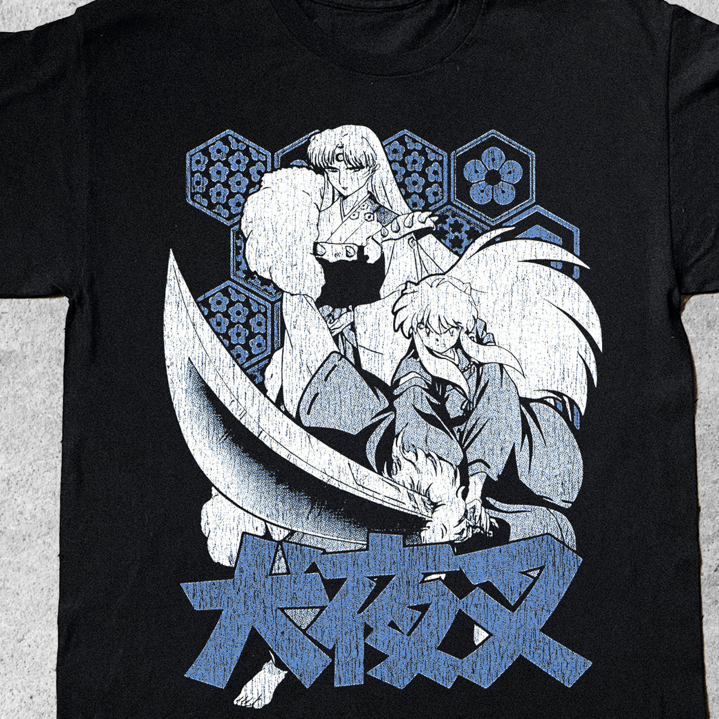 '02 INUYASHA BLACK T-SHIRT