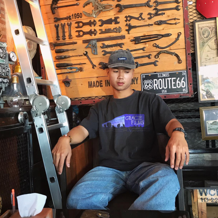 GRACIE FILMS PROMO WASHED BLACK T-SHIRT