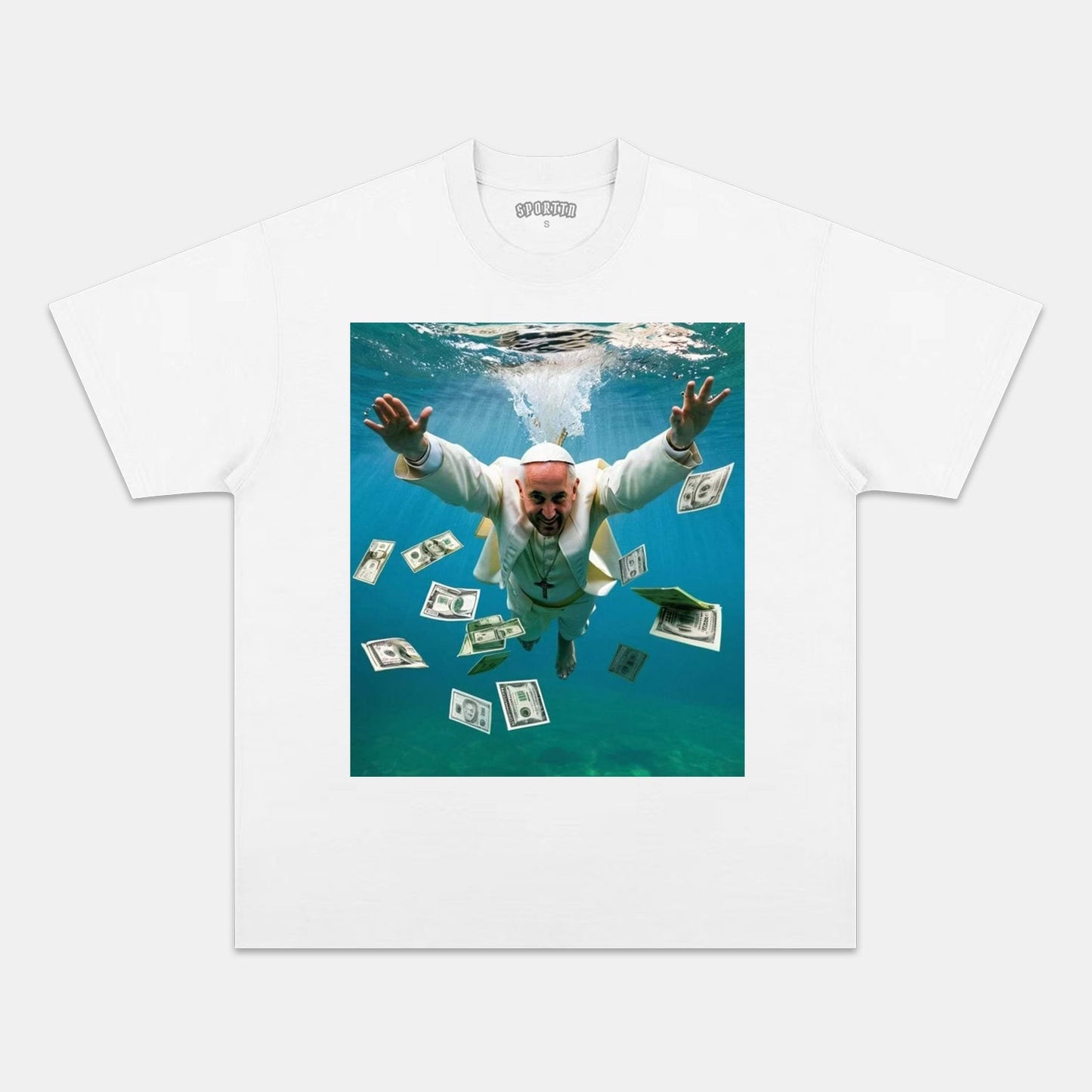 POPE FRANCIS 2025 V2 TEE Style001