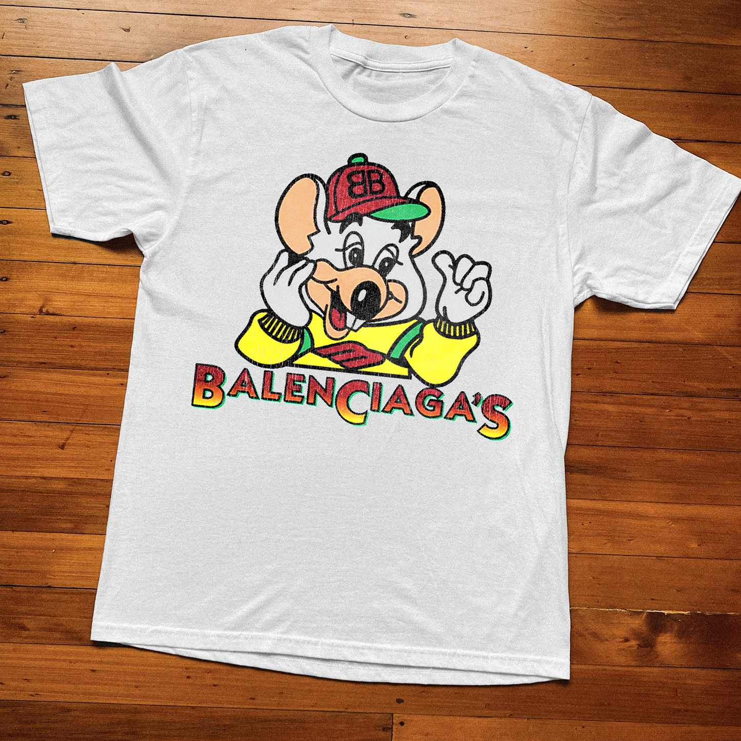 DESIGNER RAT VINTAGE WHITE T-SHIRT