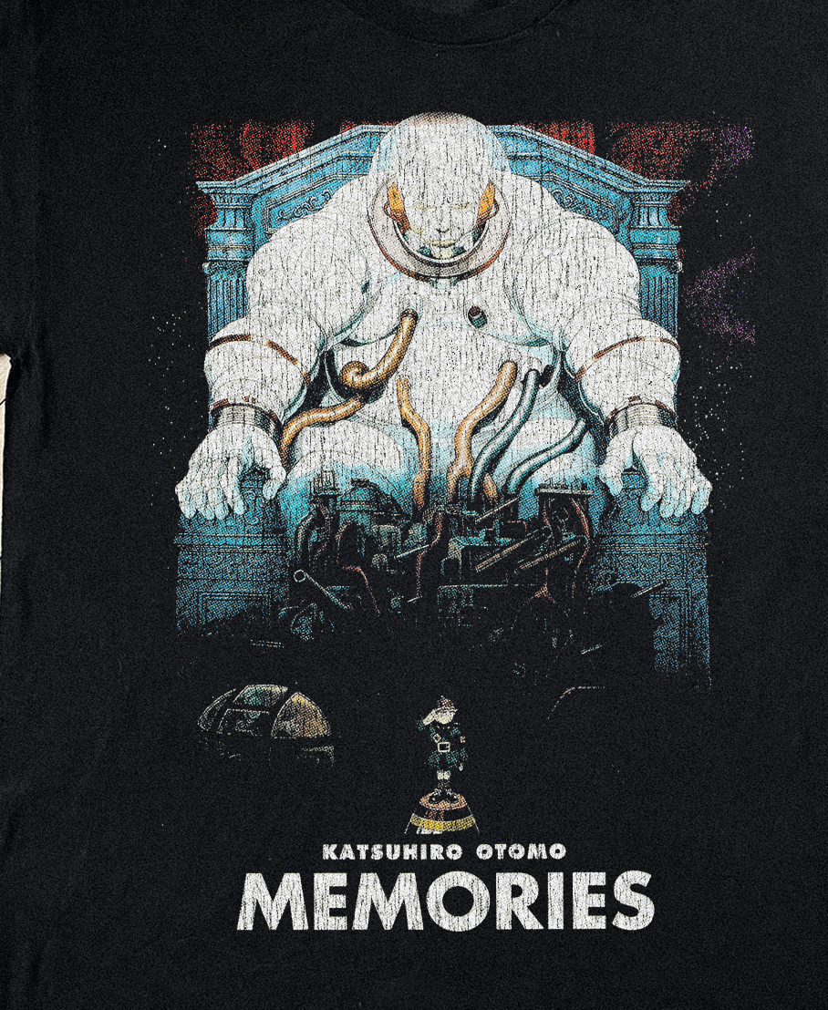 '95 MEMORIES ANIME PROMO BLACK T-SHIRT