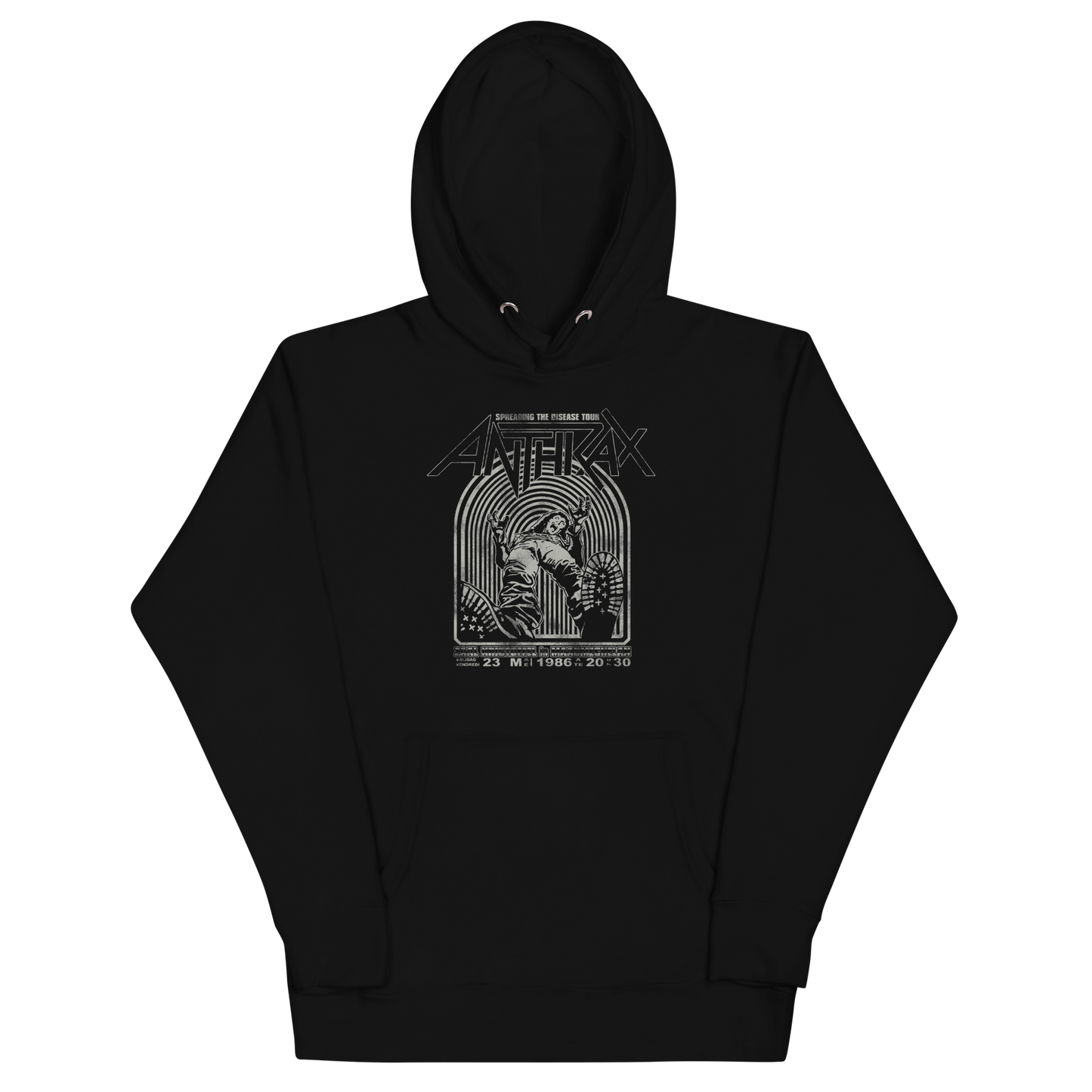 Anthrax 1986 Tour Classic Hoodie