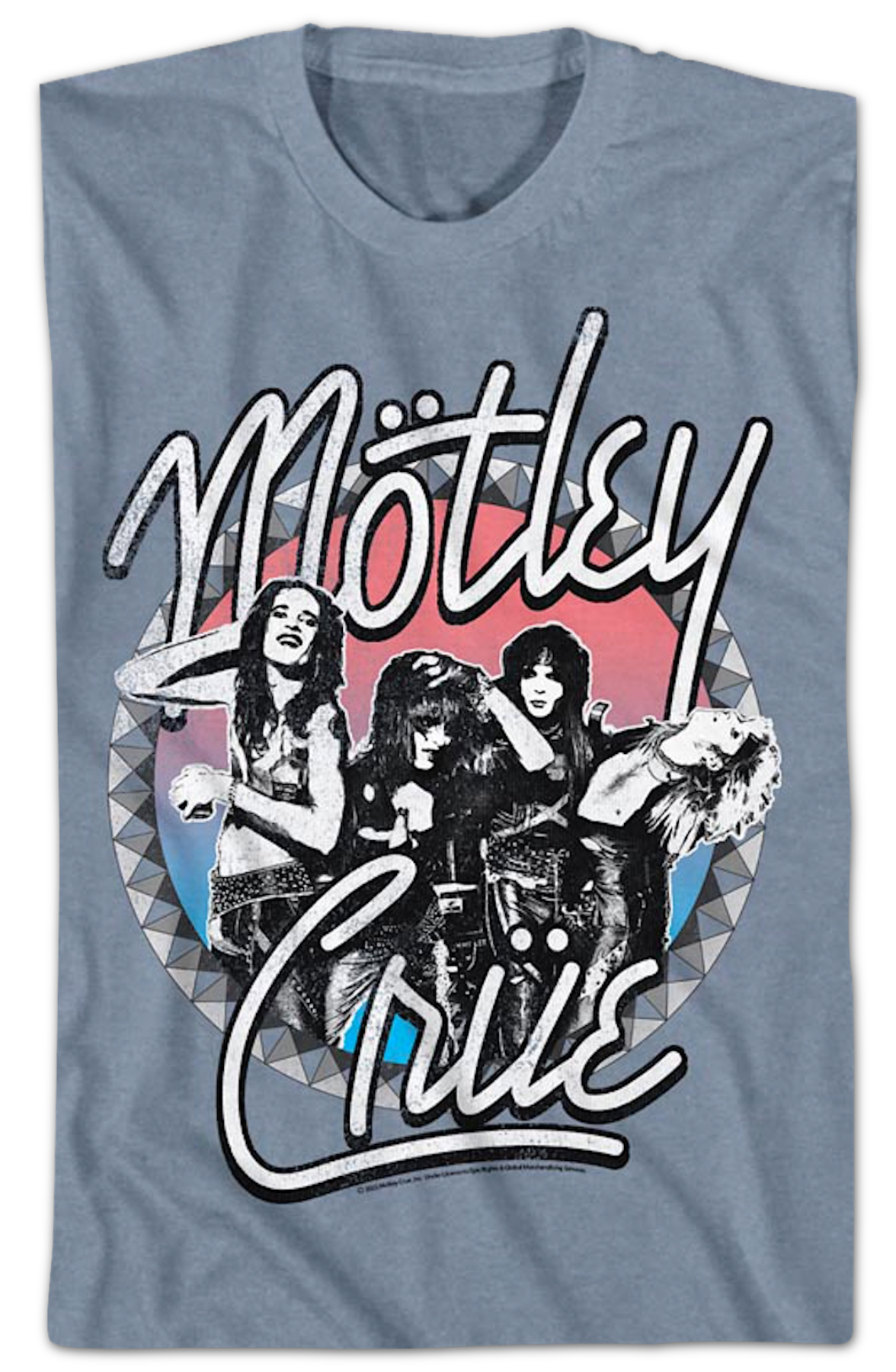 Studded Circle Photo Motley Crue T-Shirt