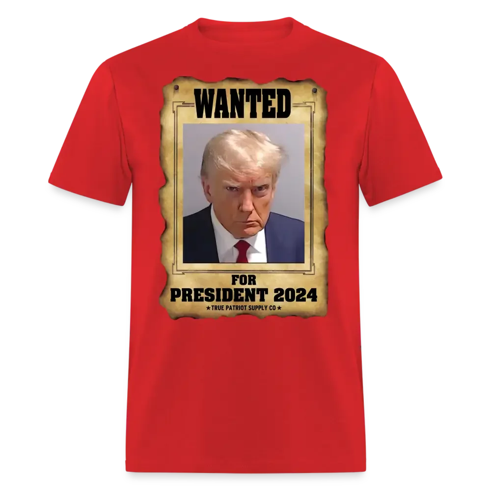 Trump Mugshot Wanted For President 2024 Unisex Classic T-Shirt