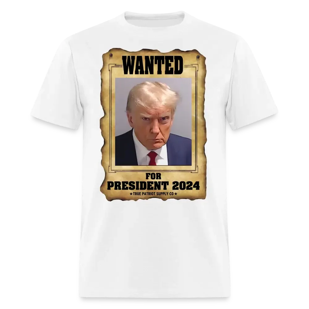Trump Mugshot Wanted For President 2024 Unisex Classic T-Shirt