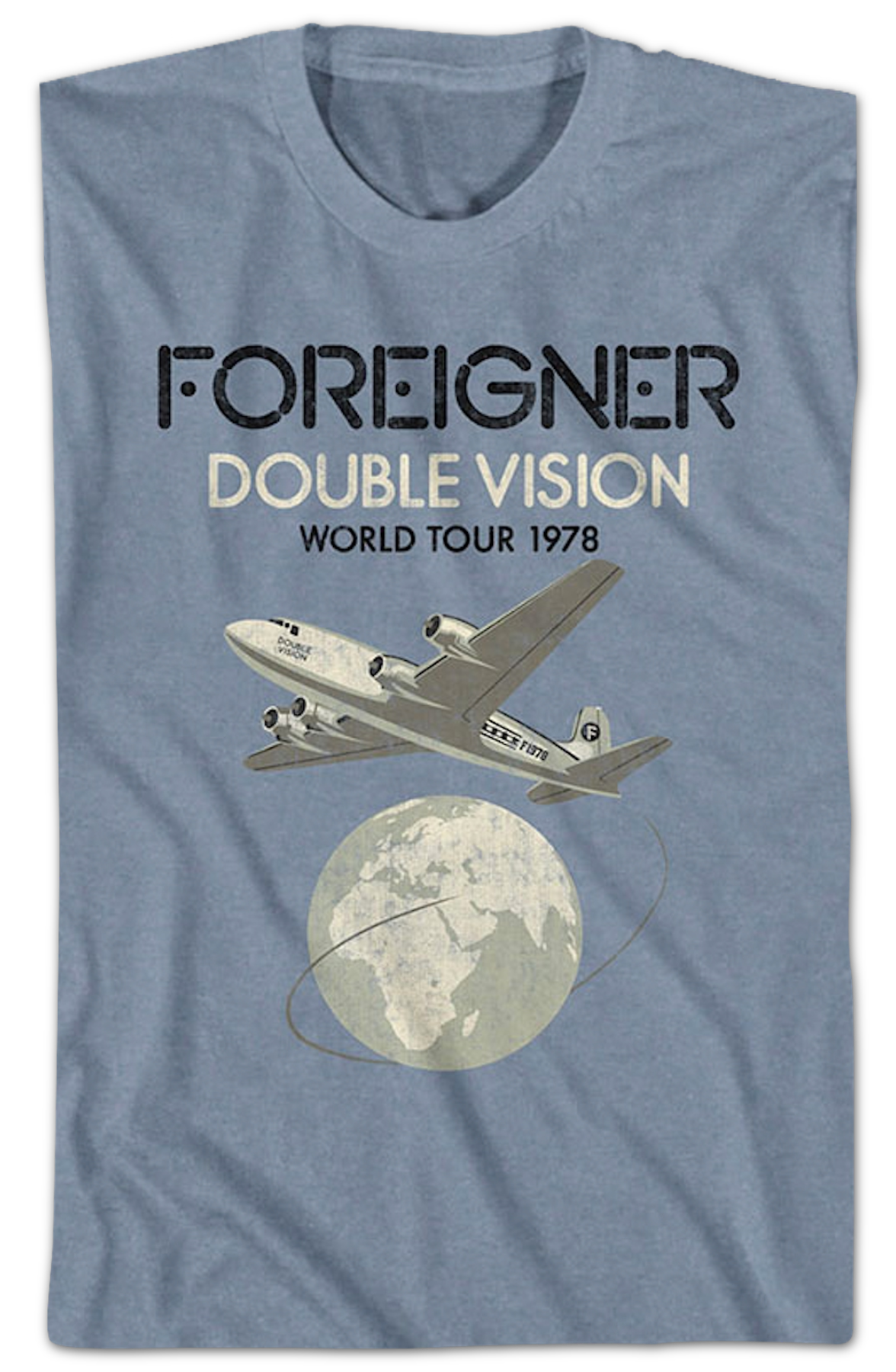 Vintage Double Vision World Tour Foreigner T-Shirt