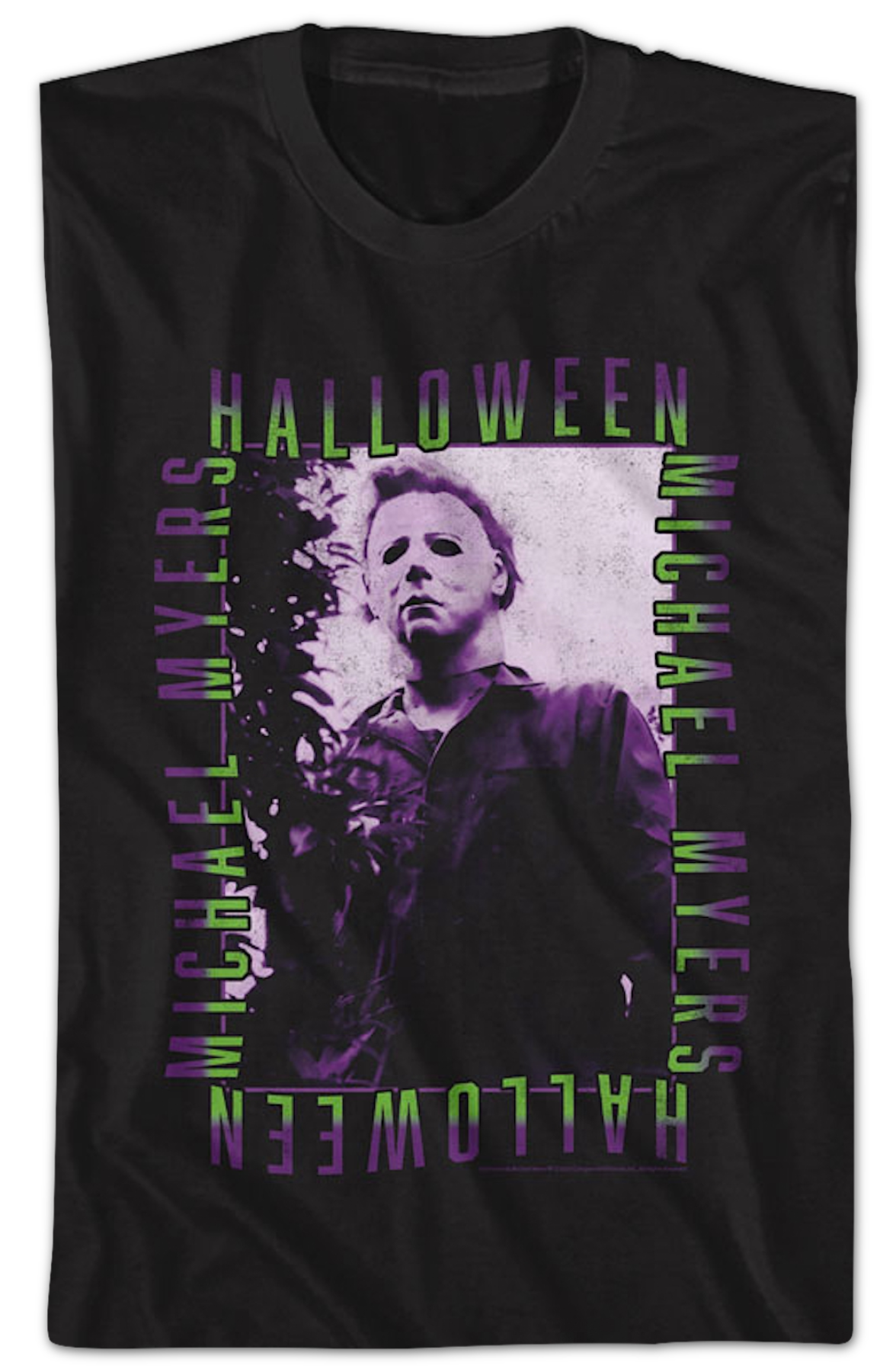 Vintage Michael Myers Photo Halloween T-Shirt