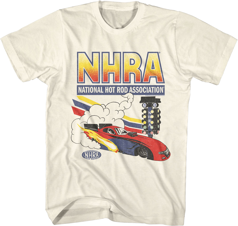 Vintage NHRA Car National Hot Rod Association T-Shirt