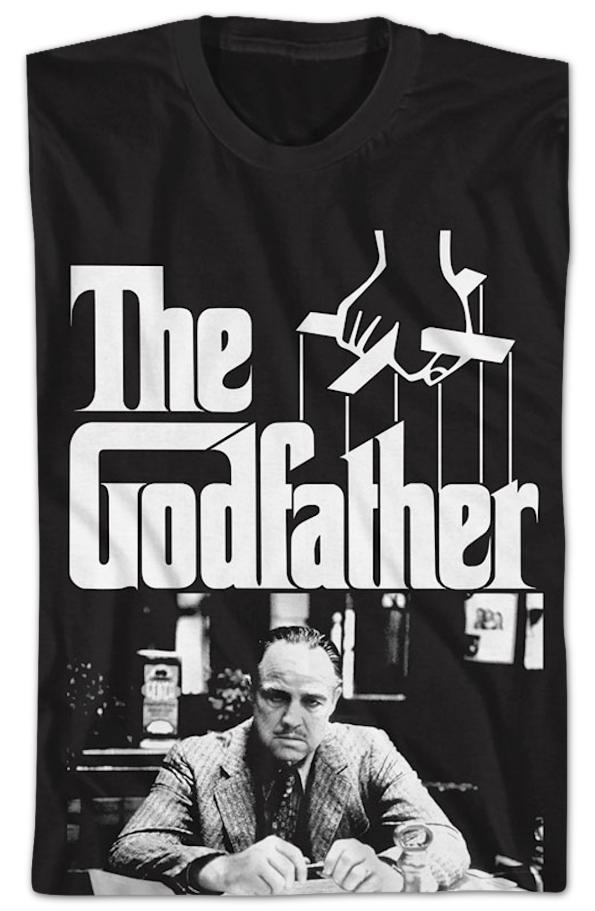 Vito Corleone Black And White Photo Godfather T-Shirt