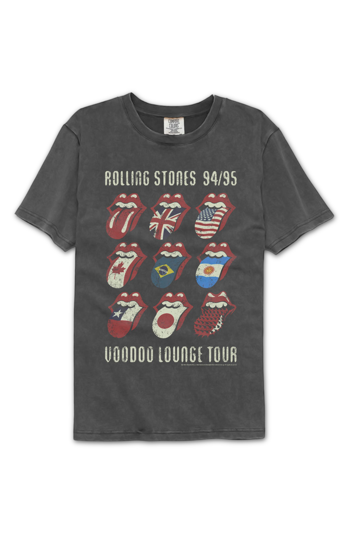 Voodoo Lounge Tour Rolling Stones Comfort Colors Brand T-Shirt