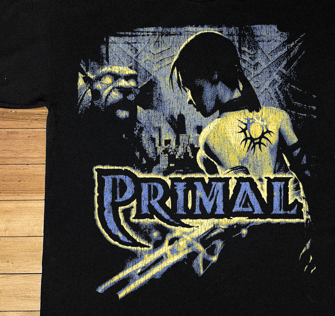 '03 PRIMAL PS2 BLACK T-SHIRT