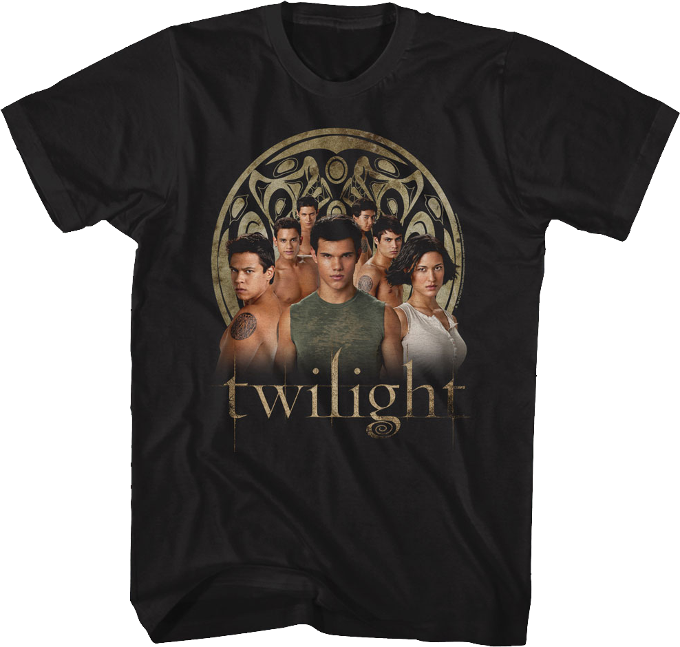 Wolf Pack Group Photo Twilight T-Shirt
