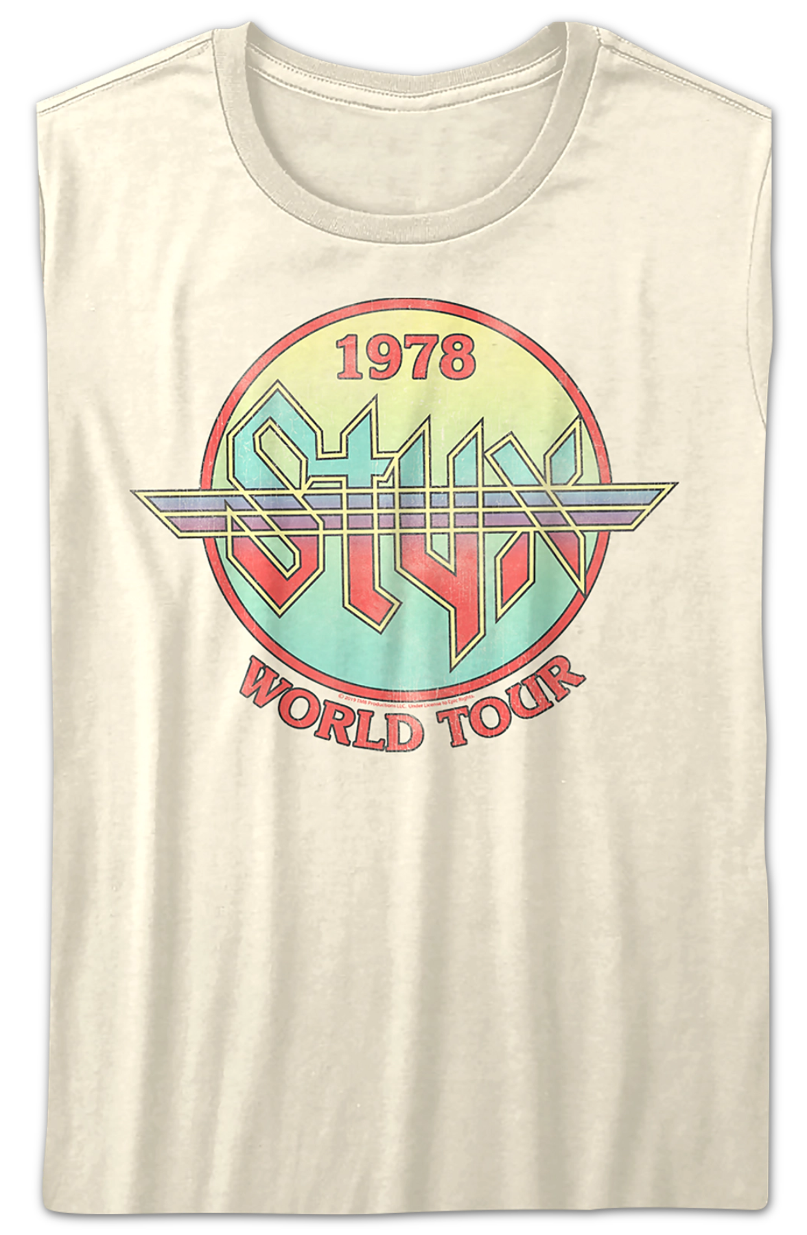 Womens 1978 World Tour Styx Shirt