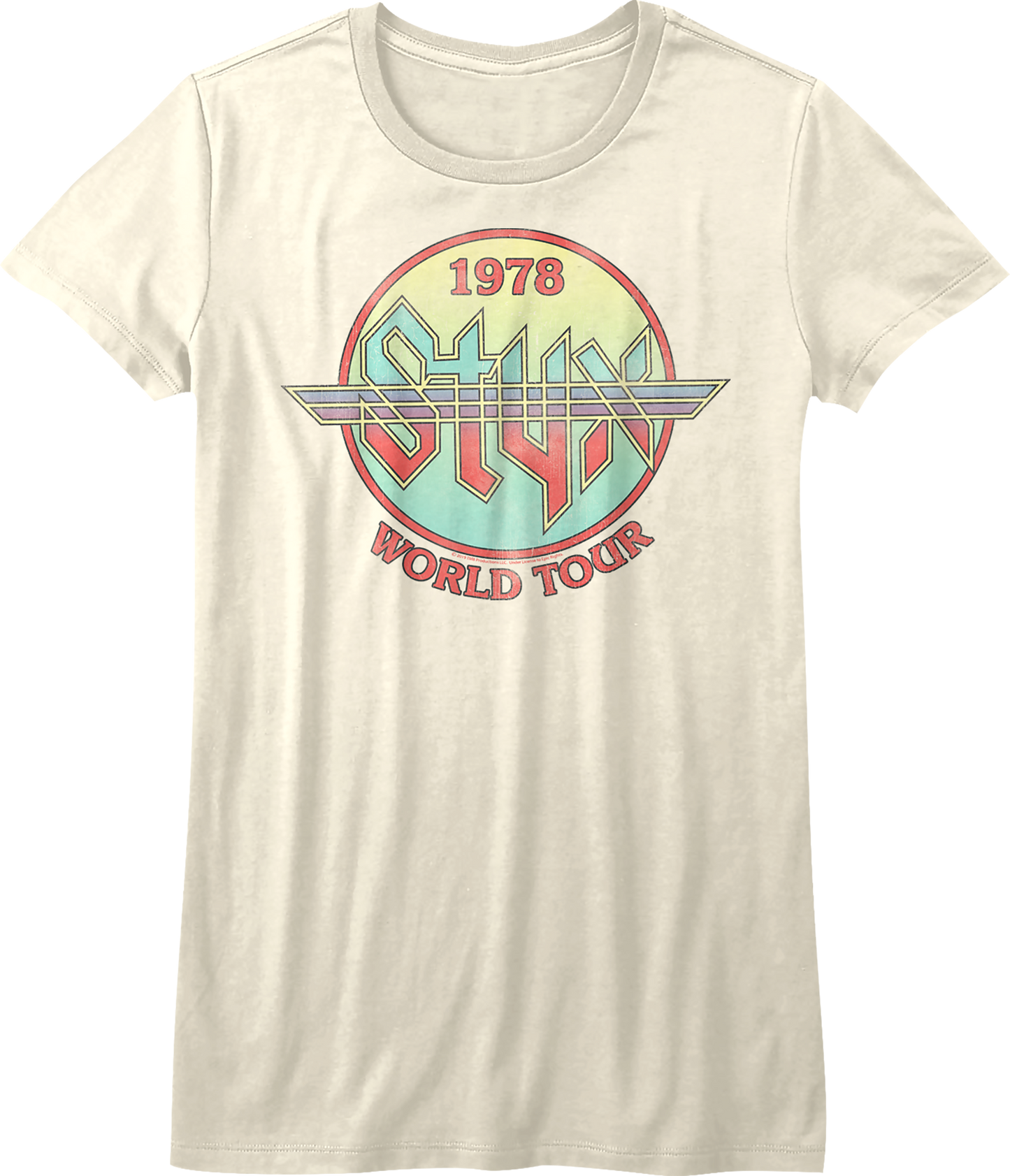 Womens 1978 World Tour Styx Shirt