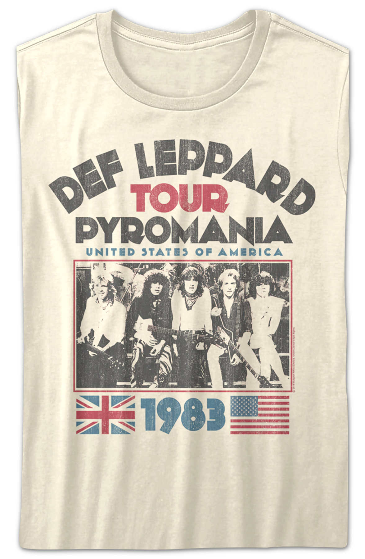 Womens 1983 Tour Def Leppard Shirt