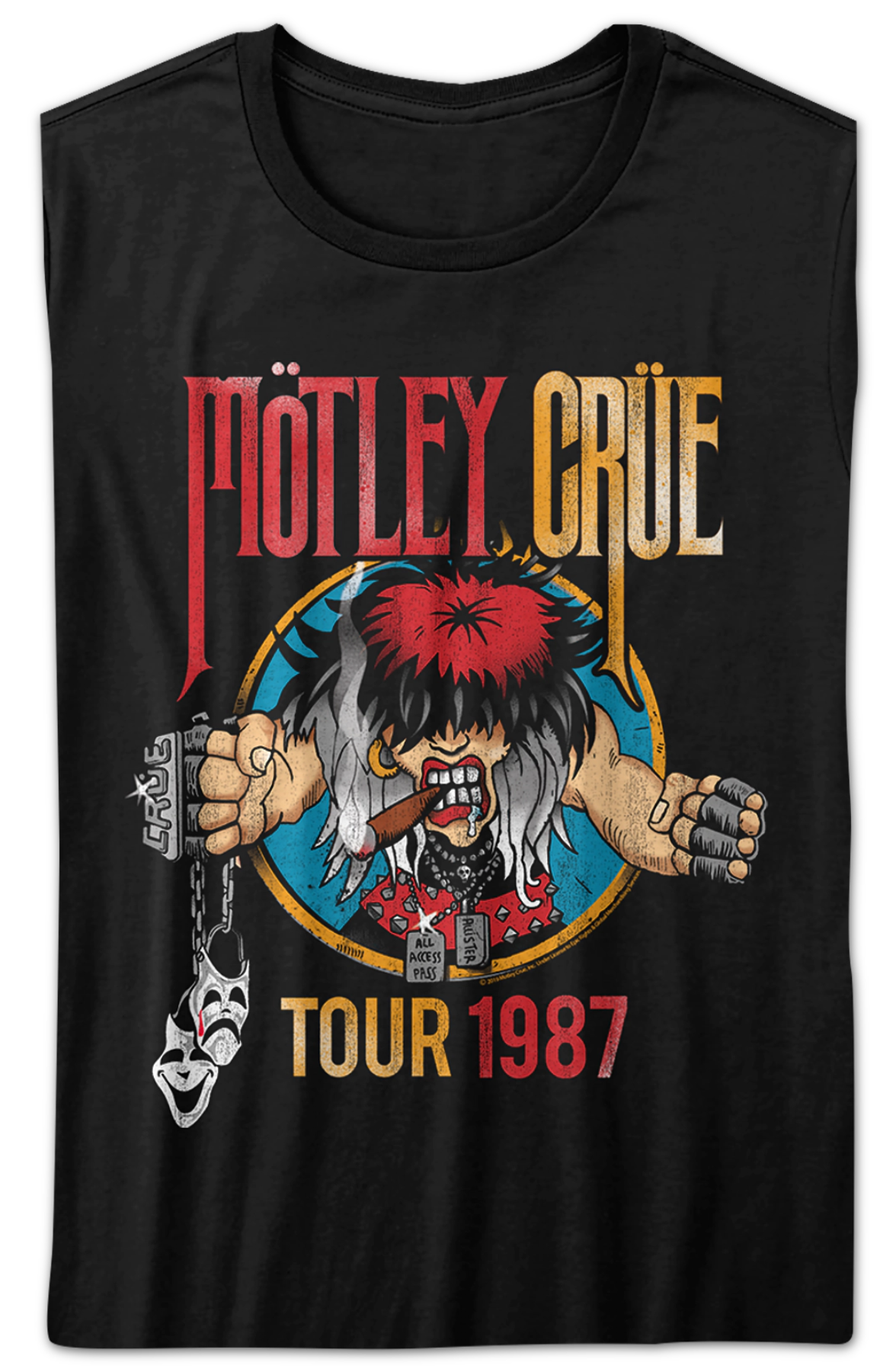 Womens 1987 Tour Motley Crue Shirt